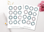 Preview: Christmas Wreath Sticker Set